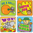 (12 PK) STICKERS FALL FUN 120 PER-Learning Materials-JadeMoghul Inc.