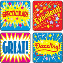 (12 PK) STICKERS POSITIVE WORDS-Learning Materials-JadeMoghul Inc.