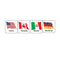 (12 PK) STICKERS WORLD FLAGS-Learning Materials-JadeMoghul Inc.