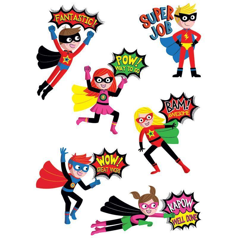 (12 PK) SUPERHERO REWARDS STICKERS-Learning Materials-JadeMoghul Inc.