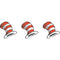 (12 PK) THE CATS HAT THEME STICKERS-Learning Materials-JadeMoghul Inc.