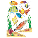 (12 PK) WINDOW CLING FISH 12 X 17-Learning Materials-JadeMoghul Inc.