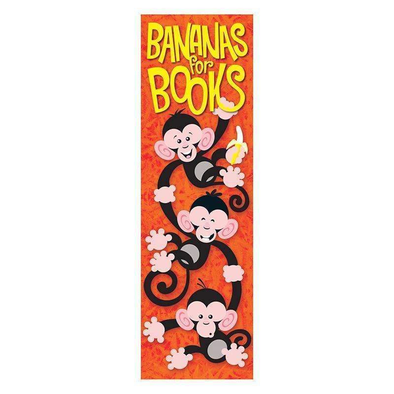 (12 PK) BANANAS FOR BOOKS MONKEY-Learning Materials-JadeMoghul Inc.