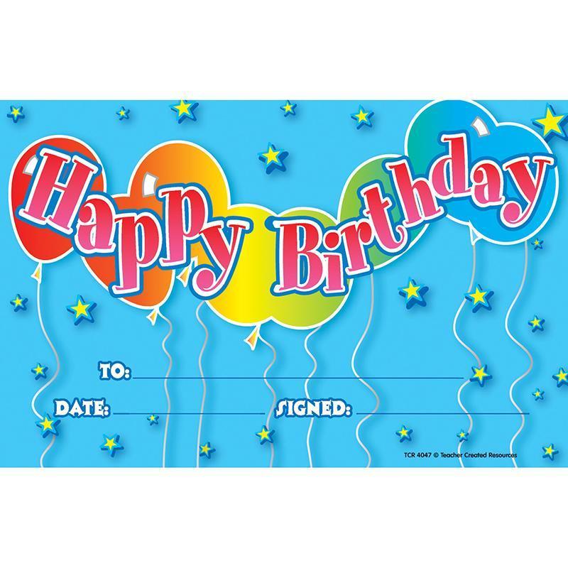 (12 Pk) Birthday Awards 25 Per Pk-Learning Materials-JadeMoghul Inc.