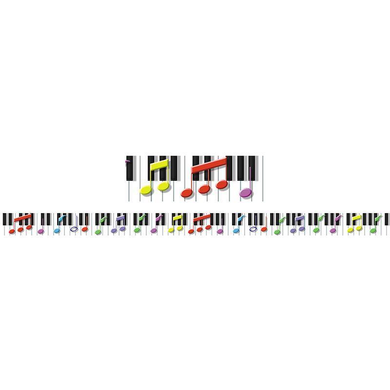 (12 Pk) Border Keys To Music-Learning Materials-JadeMoghul Inc.