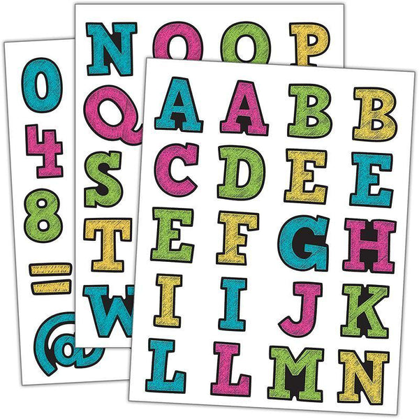 (12 Pk) Chalkboard Brights Alphabet-Learning Materials-JadeMoghul Inc.