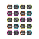 (12 Pk) Chalkboard Brights Stickers-Learning Materials-JadeMoghul Inc.