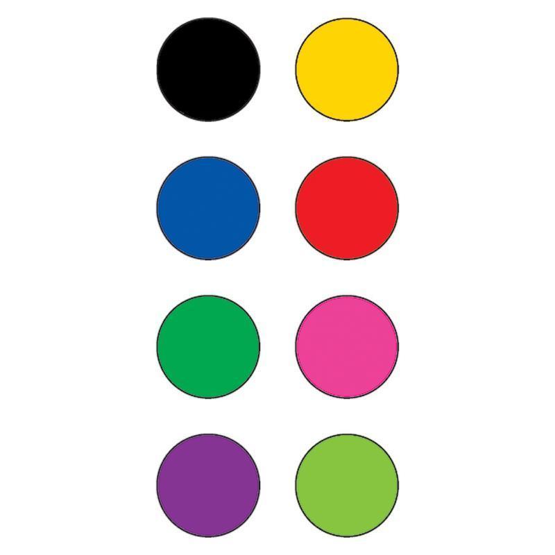 (12 Pk) Colorful Circles Mini-Learning Materials-JadeMoghul Inc.