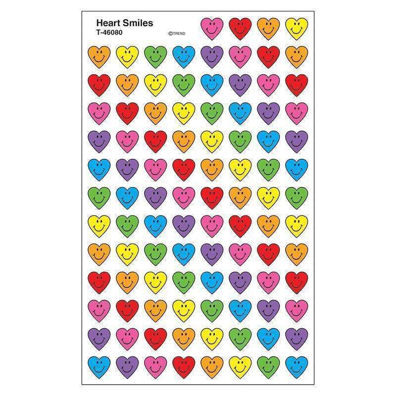 (12 PK) HEART SMILES SUPERSHAPE-Learning Materials-JadeMoghul Inc.