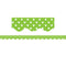 (12 Pk) Lime Mini Polka Dots Border-Learning Materials-JadeMoghul Inc.