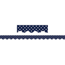 (12 Pk) Navy Polka Dots Scalloped-Learning Materials-JadeMoghul Inc.