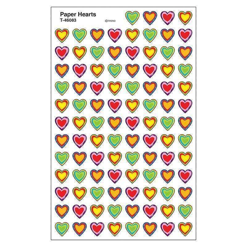 (12 PK) PAPER HEARTS SUPERSHAPE-Learning Materials-JadeMoghul Inc.