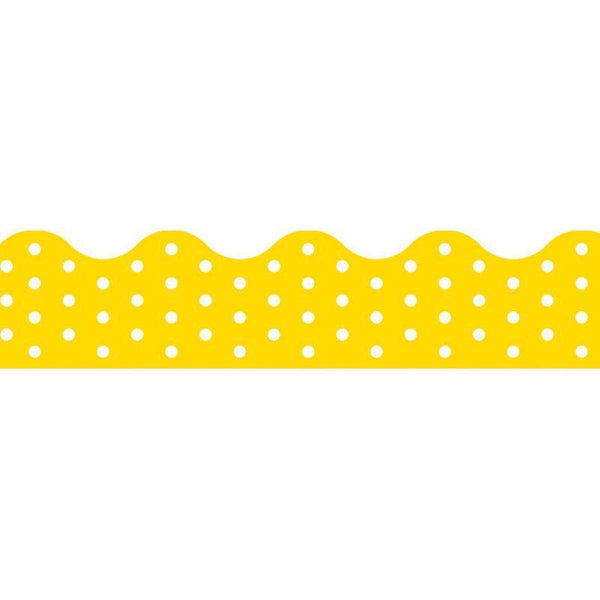 (12 PK) POLKA DOTS YELLOW TERRIFIC-Learning Materials-JadeMoghul Inc.