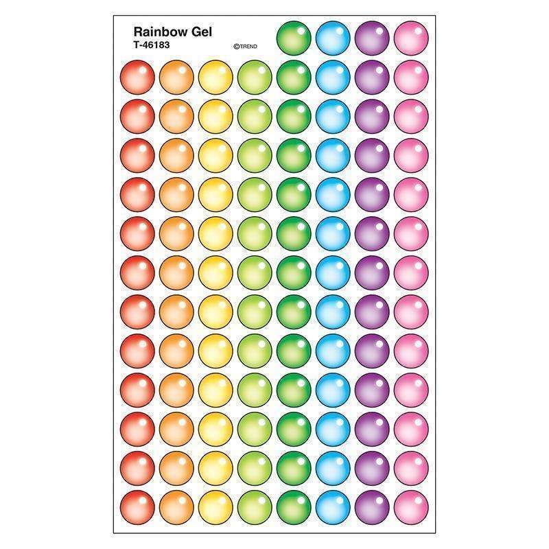 (12 PK) RAINBOW GEL SUPERSPOTS-Learning Materials-JadeMoghul Inc.