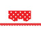 (12 Pk) Red Mini Polka Dots Border-Learning Materials-JadeMoghul Inc.