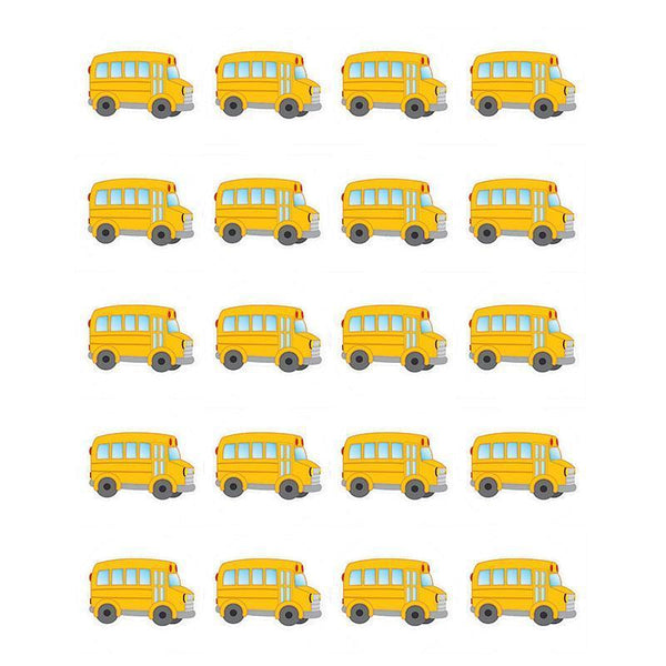 (12 Pk) School Bus Stickers-Learning Materials-JadeMoghul Inc.