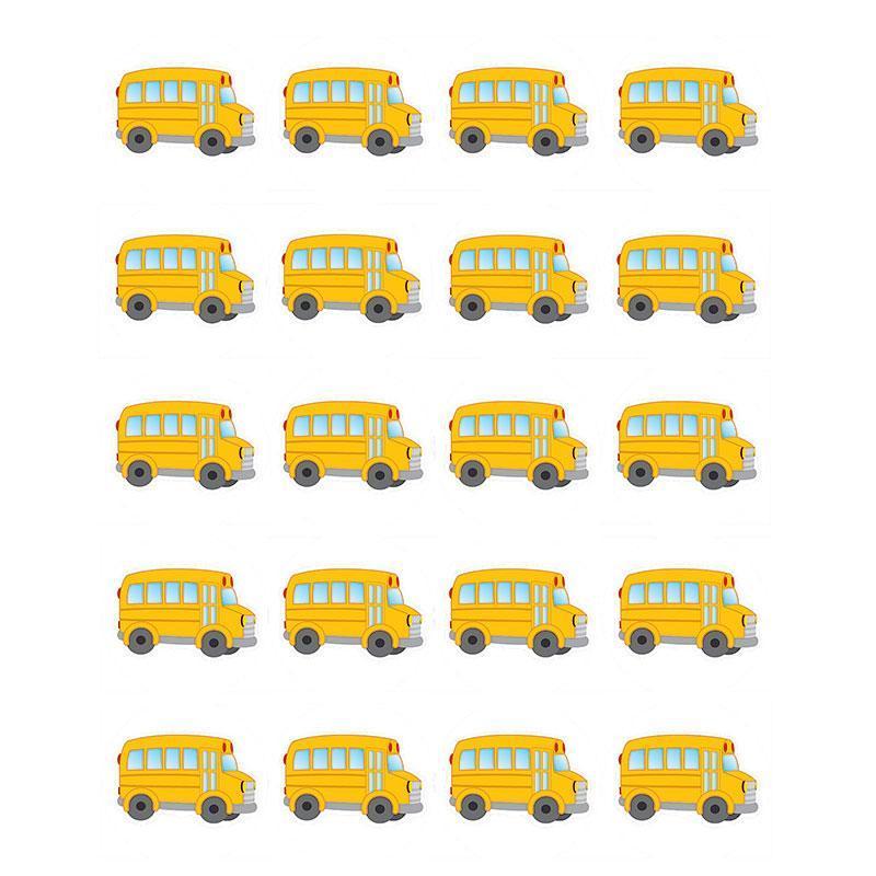 (12 Pk) School Bus Stickers-Learning Materials-JadeMoghul Inc.