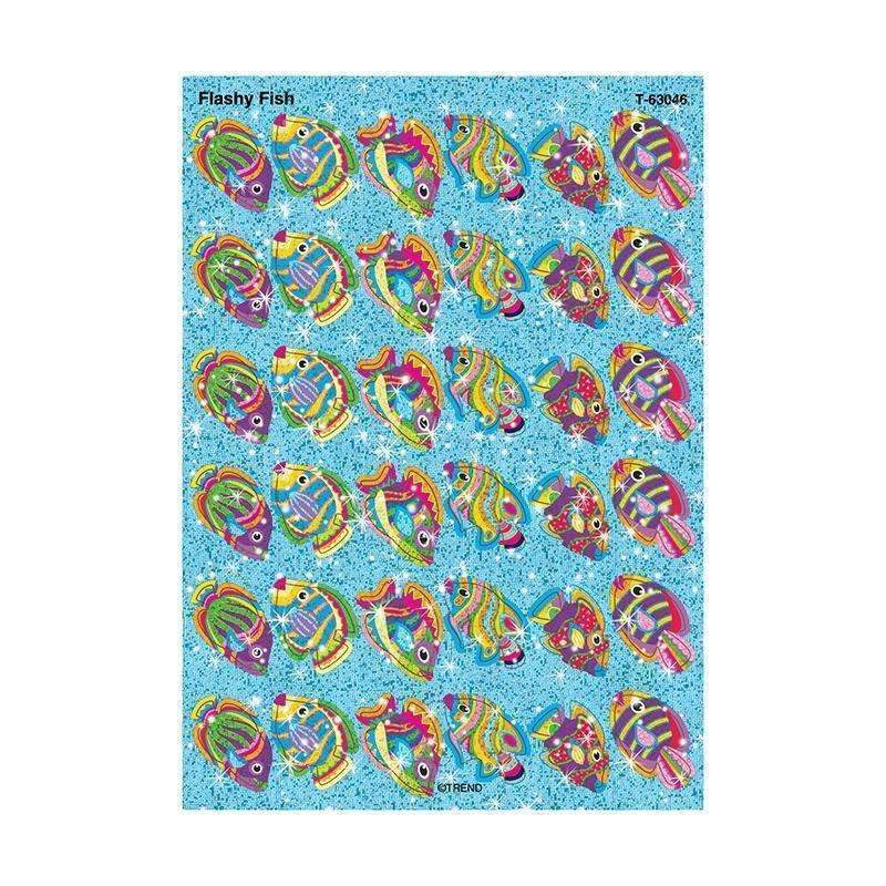 (12 PK) SPARKLE STICKERS FLASHY-Learning Materials-JadeMoghul Inc.