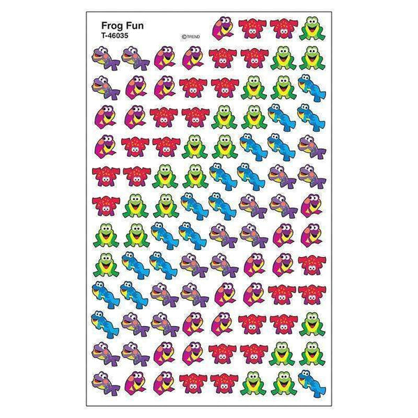 (12 PK) STICKER FROG FUN-Learning Materials-JadeMoghul Inc.