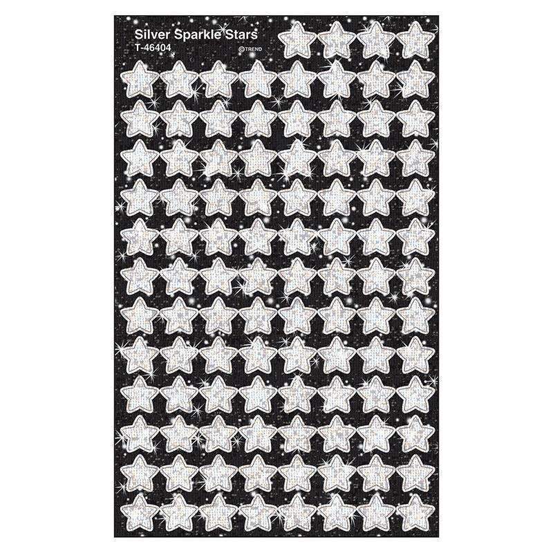 (12 PK) SUPERSHAPES SILVER SPARKLE-Learning Materials-JadeMoghul Inc.