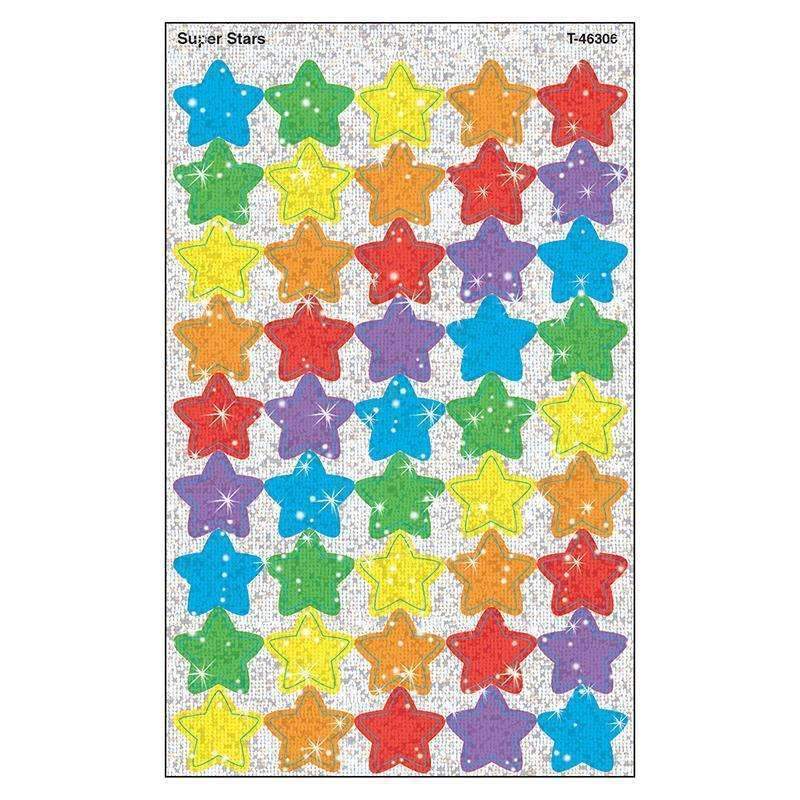 (12 PK) SUPERSHAPES SPARKLE SUPER-Learning Materials-JadeMoghul Inc.