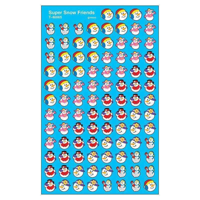 (12 PK) SUPERSHAPES STICKERS SNOW-Learning Materials-JadeMoghul Inc.