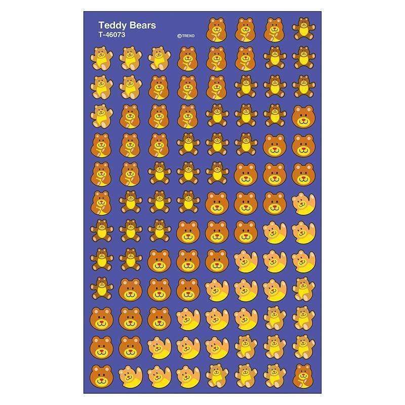 (12 PK) SUPERSHAPES STICKERS TEDDY-Learning Materials-JadeMoghul Inc.