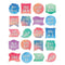 (12 Pk) Watercolor Stickers-Learning Materials-JadeMoghul Inc.