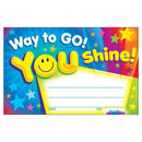 (12 PK) WAY TO GO YOU SHINE-Learning Materials-JadeMoghul Inc.