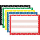 (12 Pk)Border Index Cards 4X6 Polka-Supplies-JadeMoghul Inc.