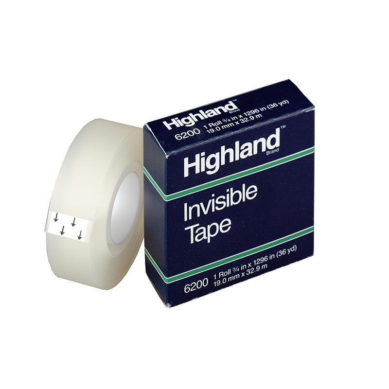 (12 Rl) Tape Highland Invisible-Supplies-JadeMoghul Inc.
