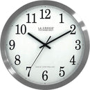 12" Stainless Steel Atomic Wall Clock-Household Equipment & Accessories-JadeMoghul Inc.