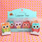 Luggage Tags - Owl Design 24 Pieces Assorted Display Box