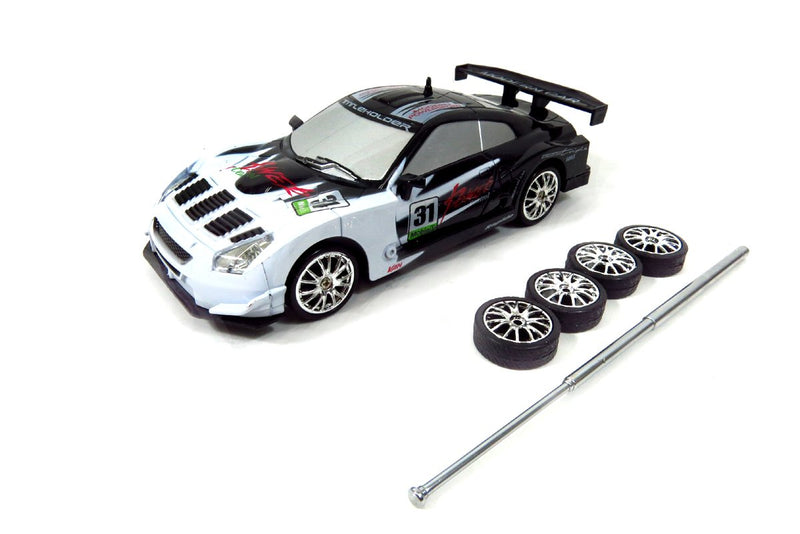 1:24 RC Drift Remote Control Race Car (White)-R/C Toys-JadeMoghul Inc.