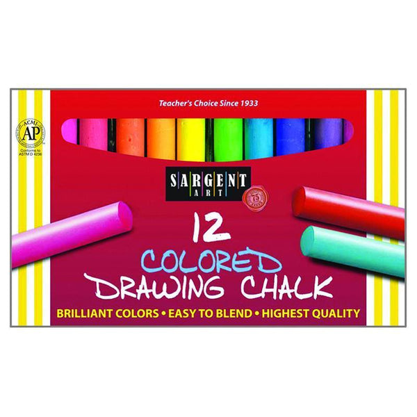 12CT DRAWING CHALK-Arts & Crafts-JadeMoghul Inc.