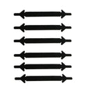 12pcs/Pack Shoes Accessories Elastic Silicone Shoelaces  Creative Lazy Silicone Laces No Tie Rubber  for Casual Sneaker JadeMoghul Inc. 