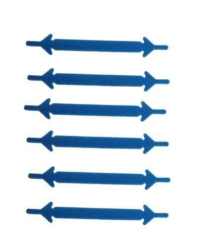 12pcs/Pack Shoes Accessories Elastic Silicone Shoelaces  Creative Lazy Silicone Laces No Tie Rubber  for Casual Sneaker JadeMoghul Inc. 