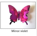 12pcs/set New Arrive Mirror Sliver 3D Butterfly Wall Stickers Party Wedding Decor DIY Home Decorations-Violet-JadeMoghul Inc.