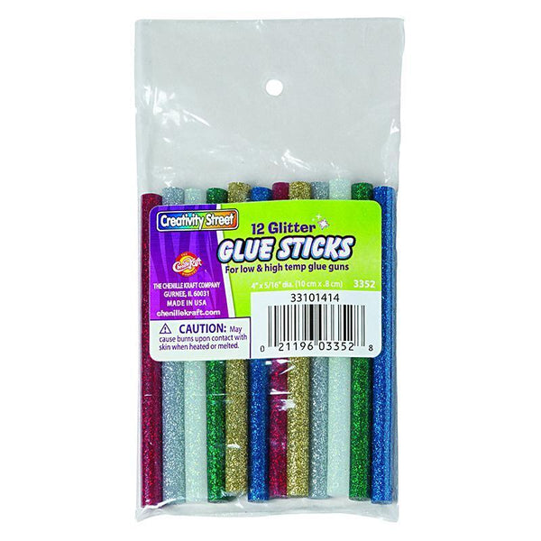 12PK HOT GLITTER GLUE STICKS-Arts & Crafts-JadeMoghul Inc.