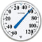 13.5" Round Thermometer-Weather Stations, Thermometers & Accessories-JadeMoghul Inc.