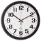 13.75IN BLK CONTRACT CLOCK BOLD NUM-Learning Materials-JadeMoghul Inc.