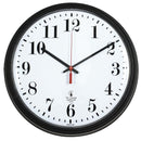 13.75IN BLK CONTRACT CLOCK STD NUM-Learning Materials-JadeMoghul Inc.