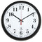 13.75IN BLK CONTRACT CLOCK STD NUM-Learning Materials-JadeMoghul Inc.