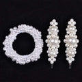 14 Colors Woman Elegant Pearl Hair Ties Beads Girls Scrunchies Rubber Bands Ponytail Holders Hair Accessories Elastic Hair Band AExp