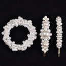 14 Colors Woman Elegant Pearl Hair Ties Beads Girls Scrunchies Rubber Bands Ponytail Holders Hair Accessories Elastic Hair Band AExp