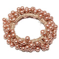 14 Colors Woman Elegant Pearl Hair Ties Beads Girls Scrunchies Rubber Bands Ponytail Holders Hair Accessories Elastic Hair Band JadeMoghul Inc. 