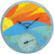 14" Poly Resin Clock with Thermometer (Sunrise)-Weather Stations, Thermometers & Accessories-JadeMoghul Inc.