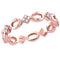 14kt Rose Gold Women's Round Diamond Stackable Band Ring 1/8 Cttw - FREE Shipping (US/CAN)-Rings And Bands-5-JadeMoghul Inc.