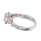 14kt Two-tone White Gold Women's Emerald Diamond Solitaire Bellina Bridal Wedding Engagement Ring 3/4 Cttw - FREE Shipping (US/CAN)-Gold & Diamond Engagement & Anniversary Rings-5.5-JadeMoghul Inc.