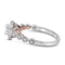 14kt Two-tone White Rose Gold Women's Round Diamond Solitaire Bellina Bridal Wedding Engagement Ring 3/4 Cttw - FREE Shipping (US/CAN)-Gold & Diamond Engagement & Anniversary Rings-5-JadeMoghul Inc.
